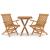 Set mobilier de grădină, 3 piese, lemn masiv de tec GartenMobel Dekor