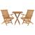 Set mobilier de grădină, 3 piese, lemn masiv de tec GartenMobel Dekor