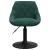 Scaune de sufragerie pivotante 6 buc, verde închis, catifea GartenMobel Dekor