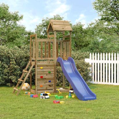 Set de joacă pentru exterior, lemn de pin impregnat GartenMobel Dekor