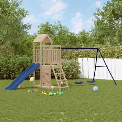 Set de joacă pentru exterior, lemn masiv de pin GartenMobel Dekor