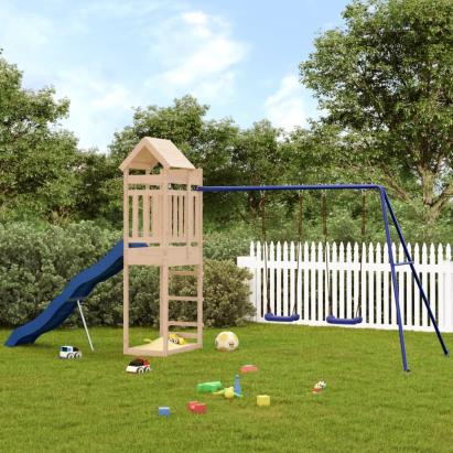Set de joacă pentru exterior, lemn masiv de pin GartenMobel Dekor