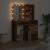 Masă de Machiaj 2 pcs Maro 50 x 41 x 135 cm Lemn compozit GartenMobel Dekor