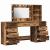 Masă de Machiaj 3 pcs Maro 40 x 41 x 135 cm Lemn compozit GartenMobel Dekor