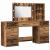 Masă de Machiaj 3 pcs Maro 40 x 41 x 135 cm Lemn compozit GartenMobel Dekor
