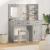 Masă de Machiaj 2 pcs Gri 78,5 x 41 x 135 cm Lemn compozit GartenMobel Dekor