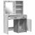 Set de Dressing 2 pcs sonoma gri 50 x 41 x 135 cm Lemn compozit GartenMobel Dekor