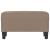 Bancă, gri taupe, 70x35x41 cm, microfibră GartenMobel Dekor