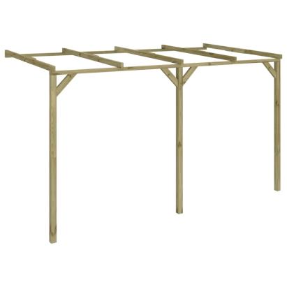 Pergolă de perete, 2 x 4 x 2,2 m, lemn GartenMobel Dekor