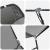 Șezlong pliabil 2 pcs Gri 182 x 55 x 85.5cm Textilenă GartenMobel Dekor