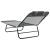 Șezlong pliabil 2 pcs Gri 182 x 55 x 85.5cm Textilenă GartenMobel Dekor