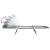 Șezlong pliabil 2 pcs Gri 182 x 55 x 85.5cm Textilenă GartenMobel Dekor