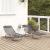Șezlong pliabil 2 pcs Gri 182 x 55 x 85.5cm Textilenă GartenMobel Dekor