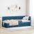 Cadru de pat colțar cu headboard albastru 80 x 200 cm Catifea GartenMobel Dekor
