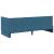 Cadru de pat colțar cu headboard albastru 80 x 200 cm Catifea GartenMobel Dekor