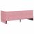 Cadru de pat colțar cu headboard Roz 80 x 200 cm Catifea GartenMobel Dekor