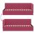 Cadru de pat colțar cu headboard bordo 80 x 200 cm Catifea GartenMobel Dekor