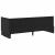 Cadru de pat colțar cu headboard Negru 80 x 200 cm Catifea GartenMobel Dekor
