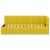 Cadru de pat colțar cu headboard Galben 80 x 200 cm Catifea GartenMobel Dekor