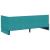 Cadru de pat colțar cu headboard Turcoaz 80 x 200 cm Catifea GartenMobel Dekor