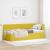 Cadru de pat colțar cu headboard Galben 90 x 190 cm Catifea GartenMobel Dekor