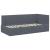 Cadru de pat colțar cu headboard Gri închis 90 x 200 cm Catifea GartenMobel Dekor