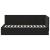 Cadru de pat colțar cu headboard Negru 90 x 200 cm Catifea GartenMobel Dekor