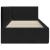 Cadru de pat colțar cu headboard Negru 90 x 200 cm Catifea GartenMobel Dekor