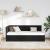 Cadru de pat colțar cu headboard Negru 90 x 200 cm Catifea GartenMobel Dekor
