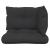 Perne de paleți, 3 buc., negru, material textil GartenMobel Dekor