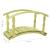 Pod de grădină cu balustradă, 170x74x105 cm, lemn de pin tratat GartenMobel Dekor