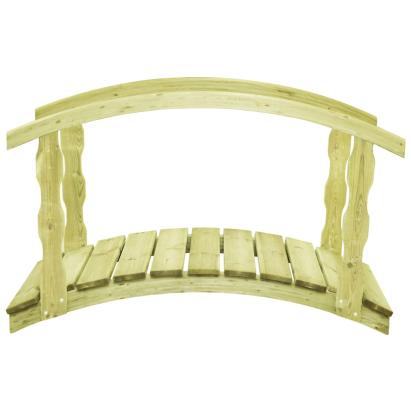 Pod de grădină cu balustradă, 170x74x105 cm, lemn de pin tratat GartenMobel Dekor