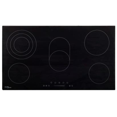 Plită ceramică cu 5 arzătoare, control tactil, 77 cm, 8500 W GartenMobel Dekor