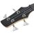 Chitara bass electrică începători, cu husă, maro/negru, 4/4 46" GartenMobel Dekor