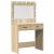 Masă de Machiaj 3 pcs Maro 40 x 41 x 135 cm Lemn compozit GartenMobel Dekor
