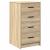 Masă de Machiaj 3 pcs Maro 40 x 41 x 135 cm Lemn compozit GartenMobel Dekor