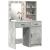 Set de Dressing cu sertar 2 pcs Gri din beton 50 x 41 x 135 cm GartenMobel Dekor