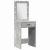 Set de Dressing cu sertar 2 pcs Gri din beton 50 x 41 x 135 cm GartenMobel Dekor