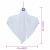 Fantoma de Halloween Suspendată 3 pcs Alb 52 x 62 cm Poliester GartenMobel Dekor