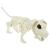 Decorațiune de Halloween: schelet cu câine 2 pcs Alb 155 cm GartenMobel Dekor