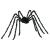 Decorațiune Păianjen de Halloween Manual 3 pcs Negru 200 cm GartenMobel Dekor
