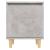 Noptiere cu picioare lemn masiv, 2 buc., gri beton, 40x30x50 cm GartenMobel Dekor