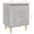 Noptiere cu picioare lemn masiv, 2 buc., gri beton, 40x30x50 cm GartenMobel Dekor