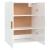 Dulap de perete suspendat, alb extralucios, 69,5x34x90 cm GartenMobel Dekor