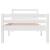 Cadru de pat, alb, 90x200 cm, lemn masiv de pin GartenMobel Dekor