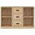 Servantă, stejar sonoma, 104,5x35,5x67,5 cm, lemn prelucrat GartenMobel Dekor