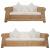 Set de canapele cu perne, 2 piese, natural, ratan GartenMobel Dekor