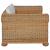 Set de canapele cu perne, 2 piese, natural, ratan GartenMobel Dekor