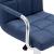 Scaune de bar, 2 buc., albastru, material textil GartenMobel Dekor