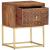 Noptieră, 40 x 30 x 50 cm, lemn masiv de mango GartenMobel Dekor